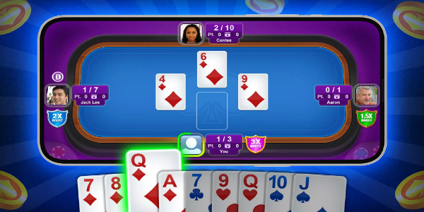 Spades - Offline Fun Card Game 스크린 샷 1