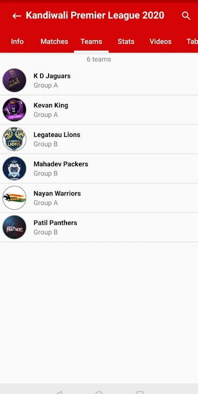Screenshot ND Sports Live : sports data & 3