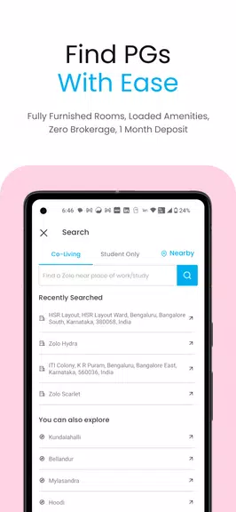 Zolo Coliving - Rent PG Online screenshot 2