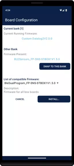 ST BLE Sensor zrzut ekranu 4