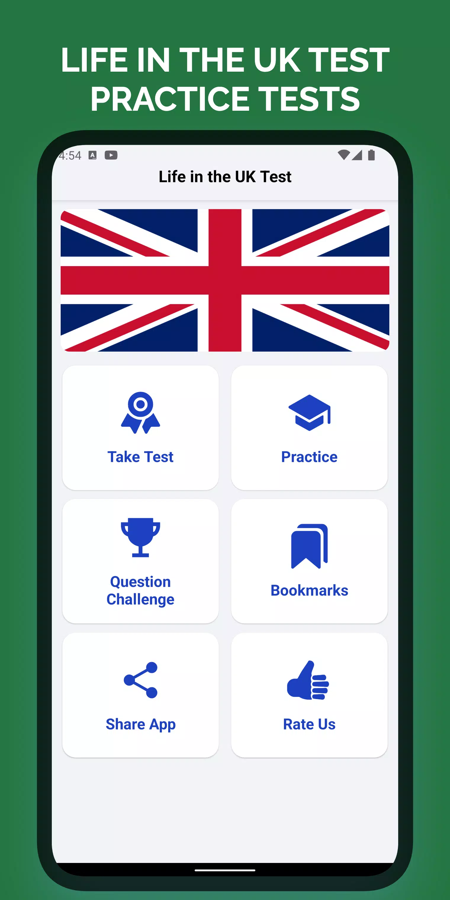 ภาพหน้าจอ Life in the UK Test Prep 2024 1