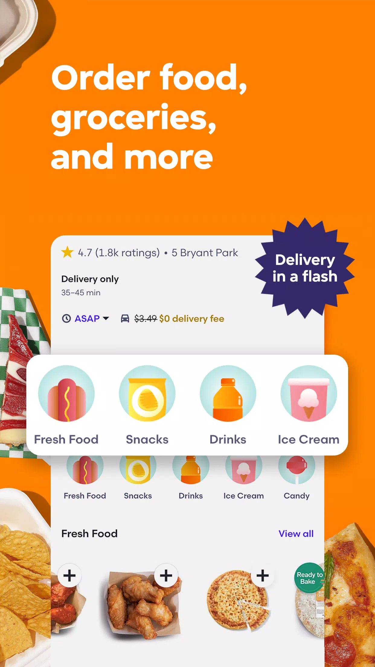 Grubhub ảnh chụp màn hình 2