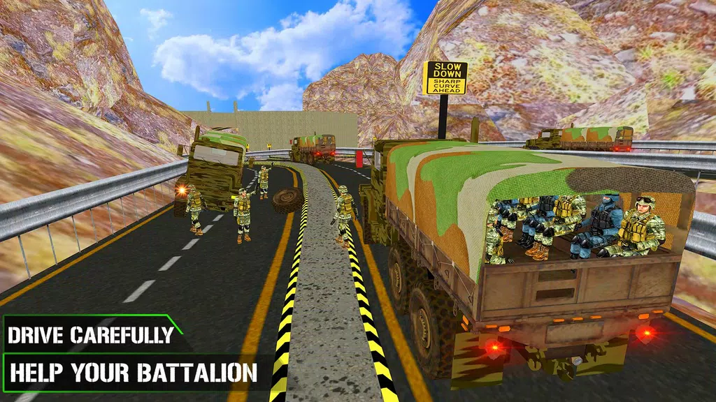 US Army Transporter Truck Game ảnh chụp màn hình 2