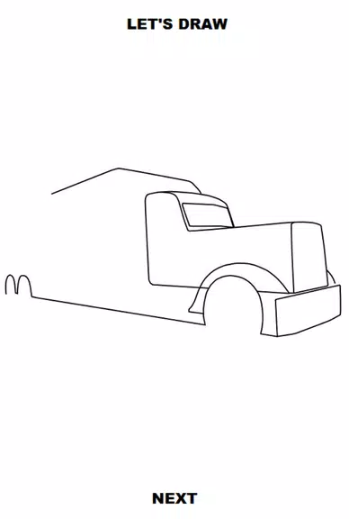 Draw Semi Trucks captura de pantalla 3