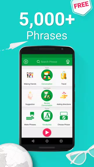 Screenshot Learn Thai - 5,000 Phrases 1