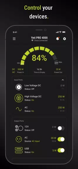 ภาพหน้าจอ Goal Zero Power 2