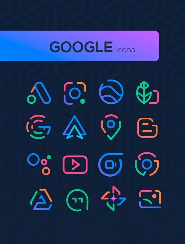 Linebit Icon Pack captura de pantalla 1