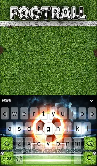 Football Keyboard & Wallpaperスクリーンショット2