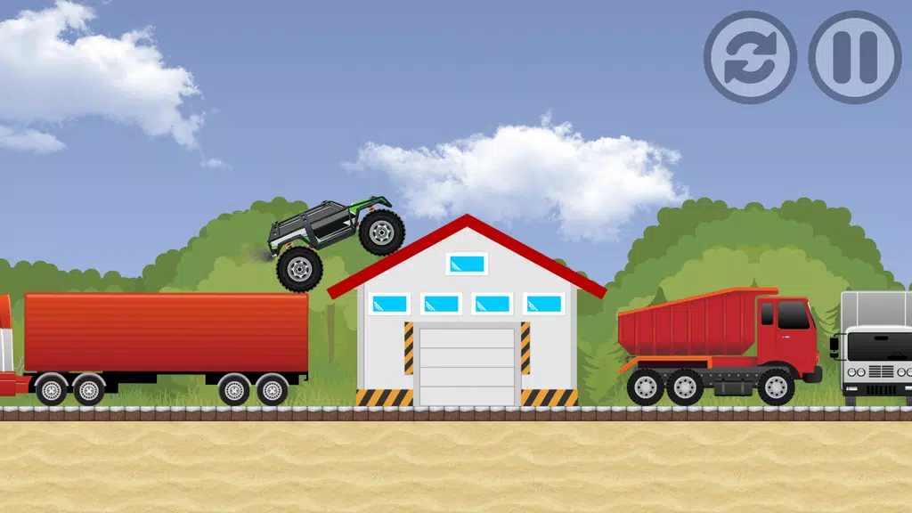 Monster Truck Racing Game ảnh chụp màn hình 4