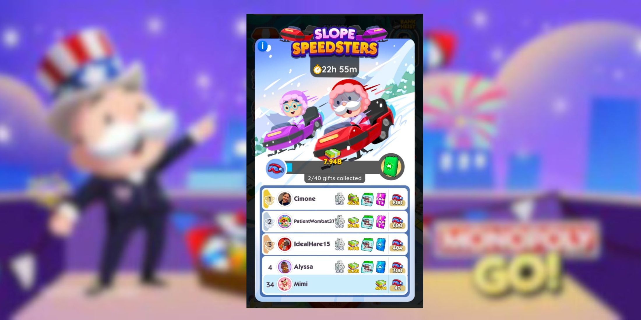 Slope Speedsters Race to Monopoly GO Riches