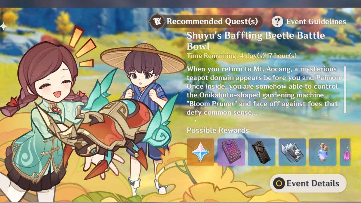 Genshin Impact: คู่มือกิจกรรม Baffling Battle Bowl ของ Shuyu ของ Shuyu