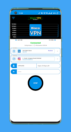 Disco VPN screenshot 2