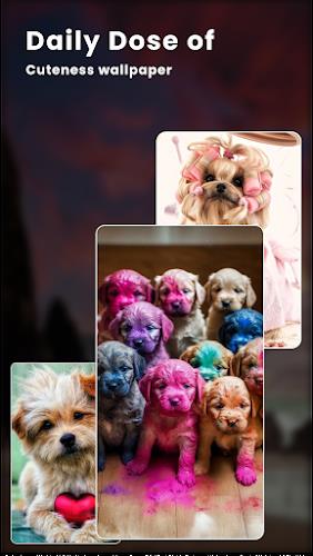 Puppy Love: Cute Dog Wallpaper zrzut ekranu 4