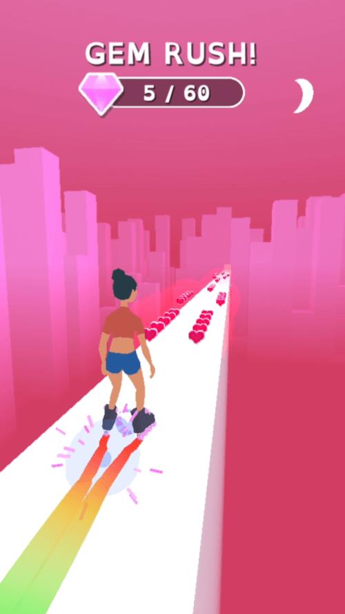 Sky Roller: Rainbow Skating Screenshot 2