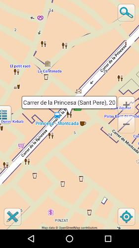 Map of Barcelona offline captura de pantalla 4