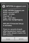 WPSPIN. WPS Wireless Scanner.应用截图第1张