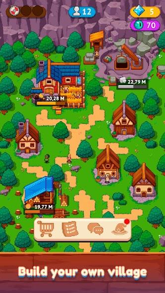 Idle Town Master Mod экрана 1