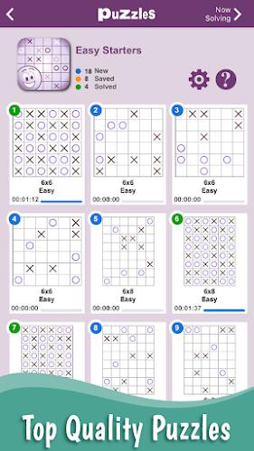 ภาพหน้าจอ Tic-Tac-Logic: X or O? 4