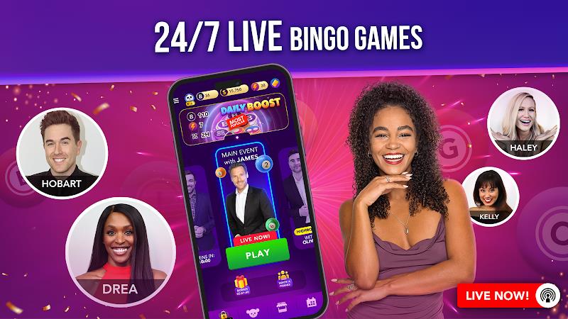 Live Play Bingo: Real Hosts ကိုဖန်သားပြင်3