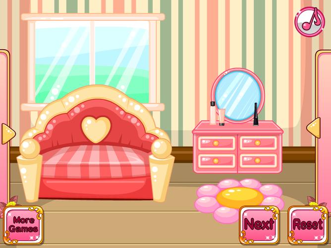 Princess Doll House Decoration экрана 3