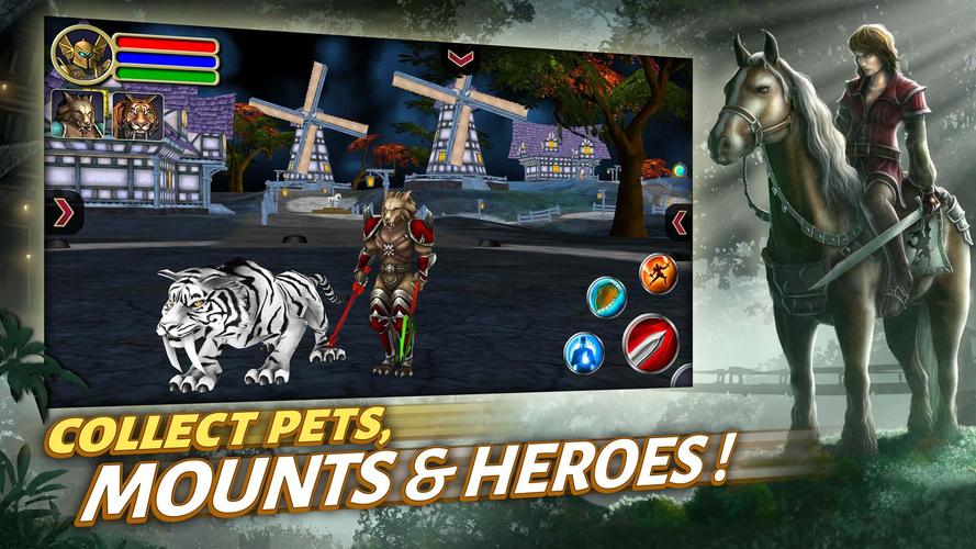 Sherwood Dungeon 3D MMO RPG屏幕截圖4