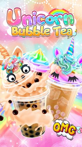 Unicorn Bubble Tea - Icy Drink captura de pantalla 1