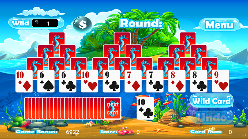 Tri Peaks Solitaire Classic屏幕截圖2