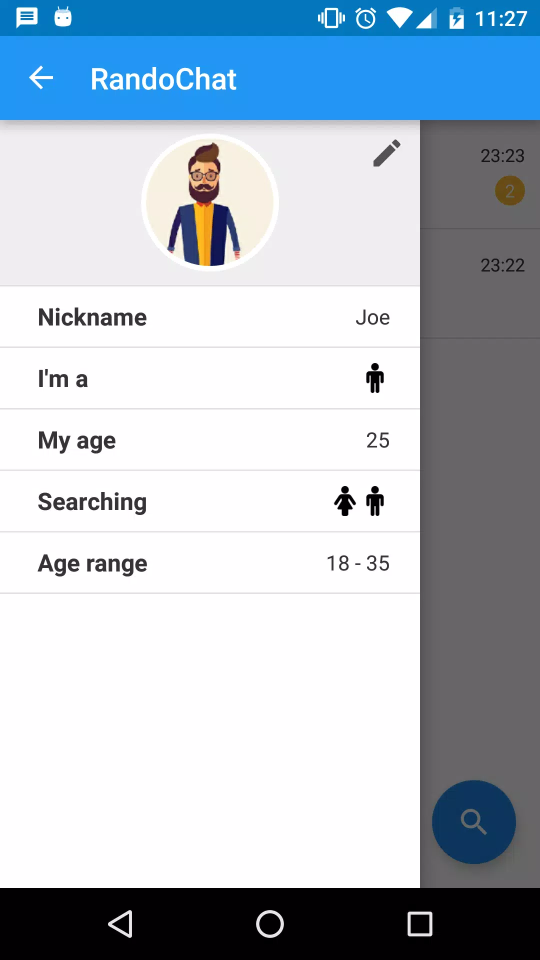 RandoChat screenshot 1