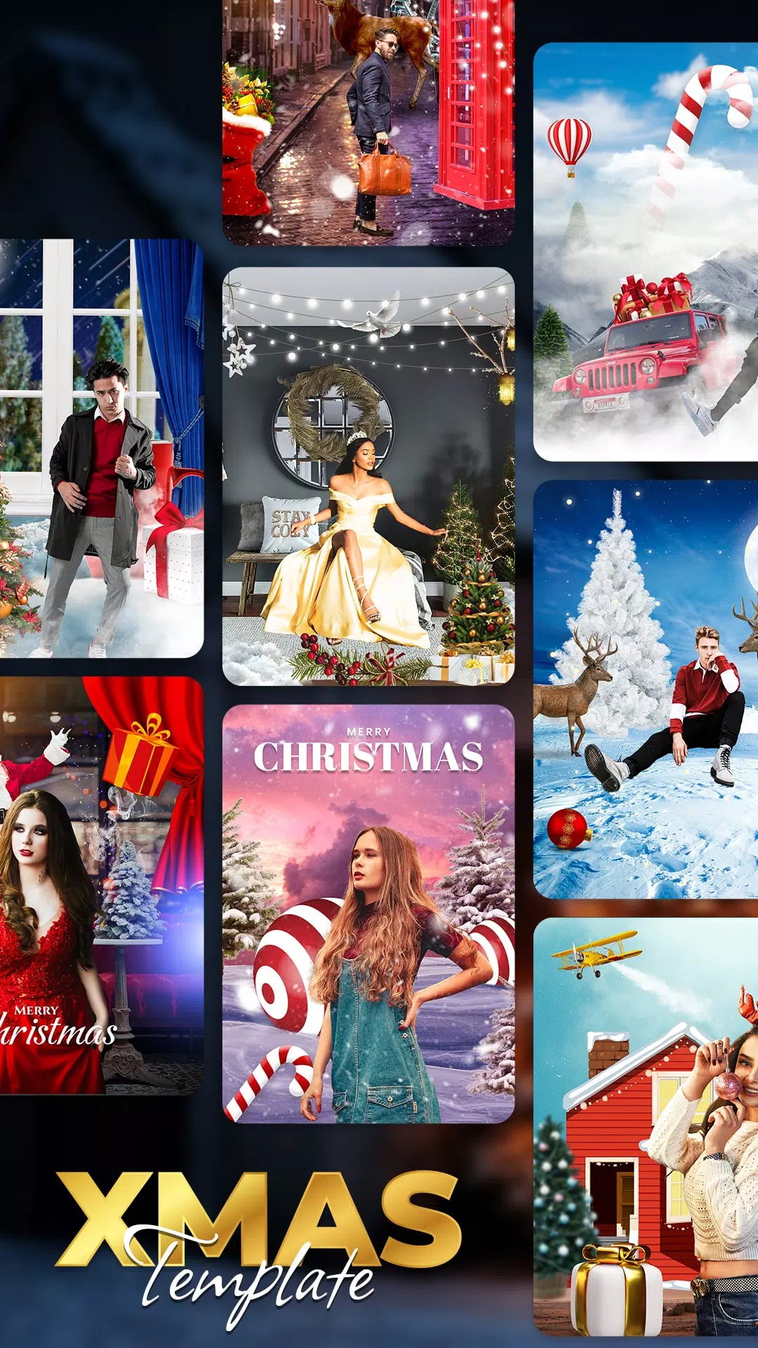 Christmas Photo Frames, Editor экрана 3
