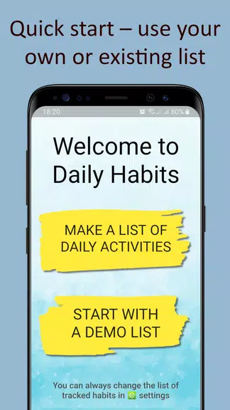 Daily activities tracker Capture d’écran2