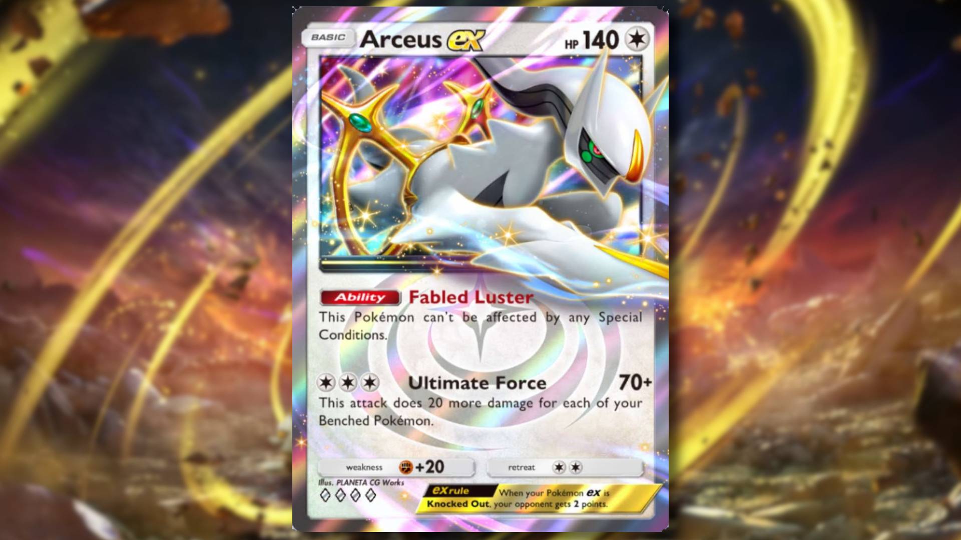 Pokémon TCG ARCEUS EX hàng đầu