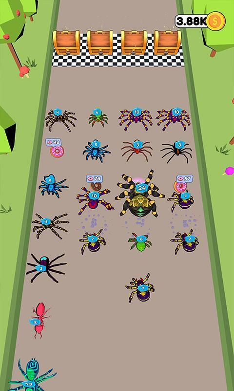 Merge Ants: Underground Battle 스크린 샷 3