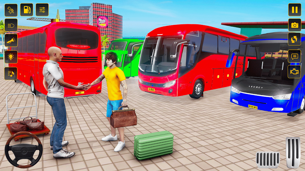 Real Bus Simulator 3d Bus Game captura de pantalla 1