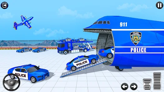 Police Multi Level Formula Car Parking Games Screenshot 2