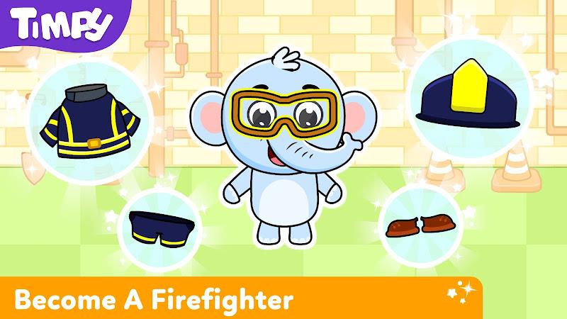 Timpy Kids Firefighter Games Capture d’écran3