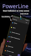 PowerLine: status bar meters स्क्रीनशॉट 1