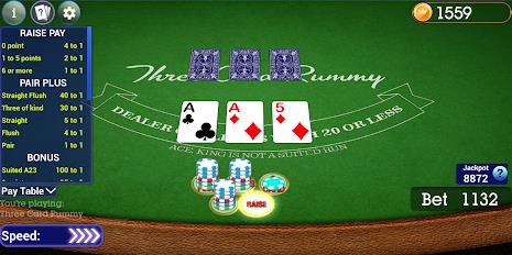 Vegas Three Card Rummy zrzut ekranu 2