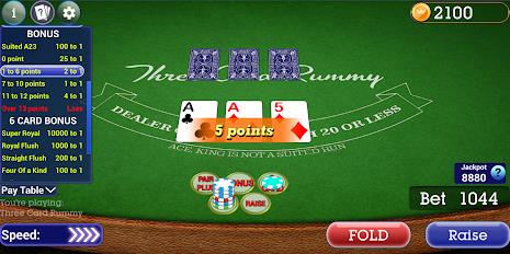 Vegas Three Card Rummy zrzut ekranu 4