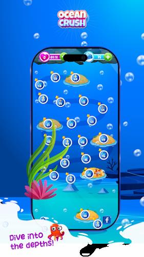 Ocean Crush Game - Match 3 captura de pantalla 3