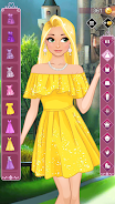 Golden princess dress up game zrzut ekranu 2