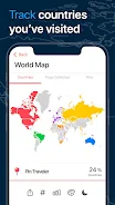 Pin Traveler: Trip, Travel Map স্ক্রিনশট 2