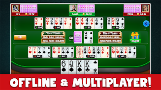 Canasta Plus Offline Card Game экрана 3