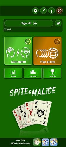 Spite & Malice Screenshot 1