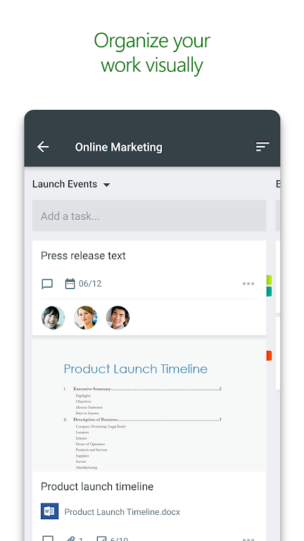 Microsoft Planner Capture d’écran1