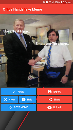 Office Handshake Meme Creator ကိုဖန်သားပြင်1