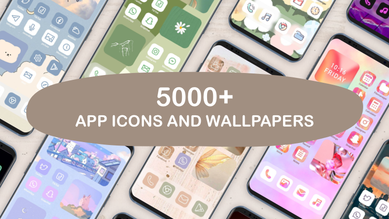 Themepack – App Icons, Widgets Mod zrzut ekranu 1