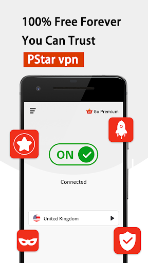 PStar VPN - Unlimited Fast Proxy应用截图第1张