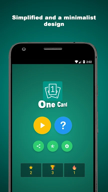 ภาพหน้าจอ One Card - Game 1