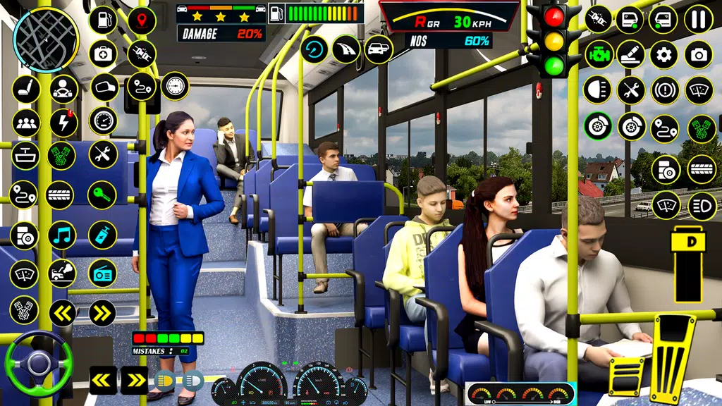 Bus Simulator Travel Bus Games स्क्रीनशॉट 3