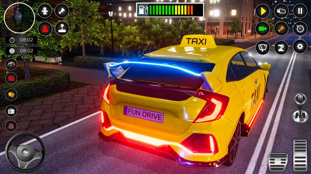 Crazy Car Driving: Taxi Games screenshot 2